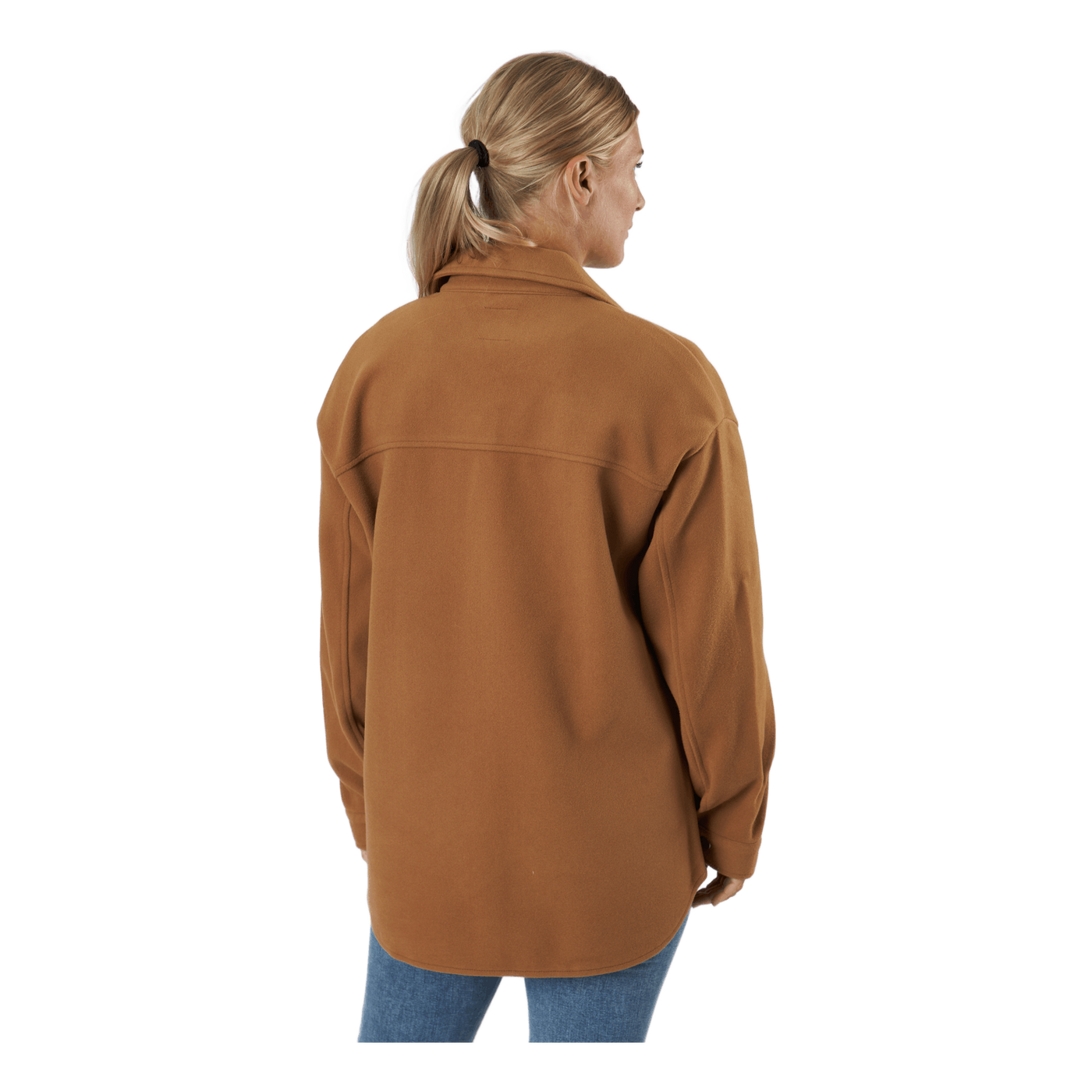 Onlmaci L/s Shacket Pnt Toasted Coconut