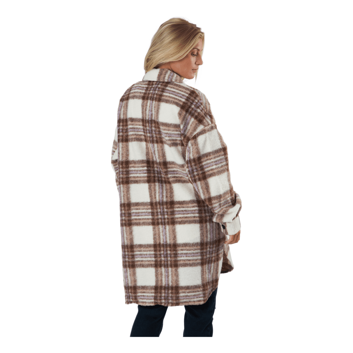 Onlrosa Long Shacket Cc Otw Apple Butter
