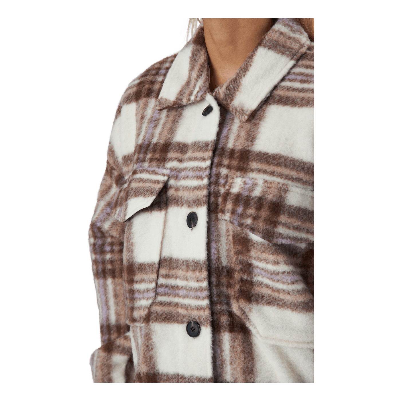 Onlrosa Long Shacket Cc Otw Apple Butter