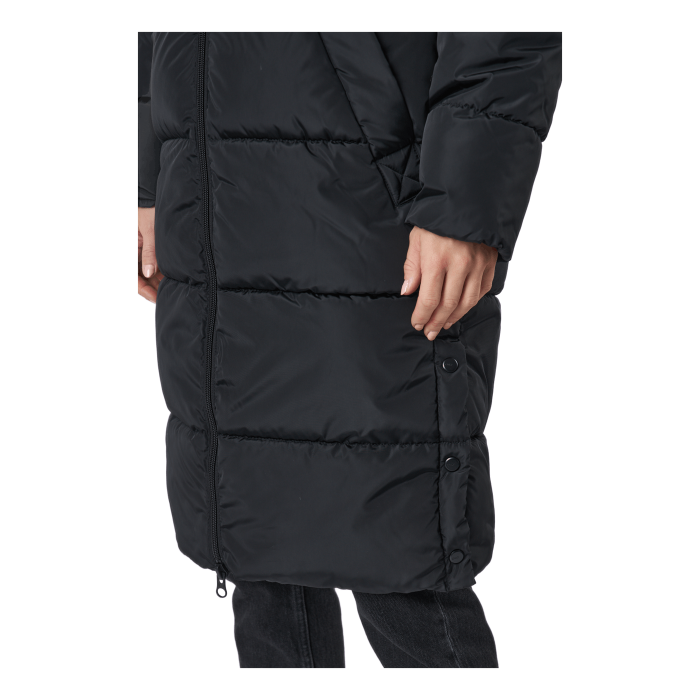 Onlamanda Long Puffer Coat Cc  Black
