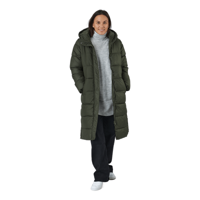 Onlcammie Long Quilted Coat Ot Forest Night