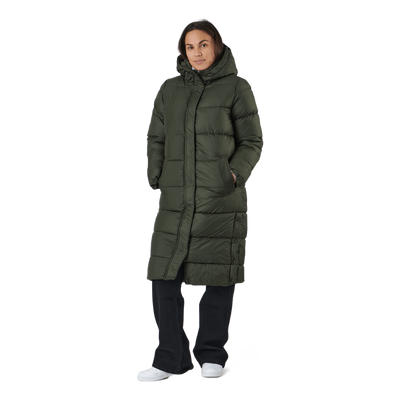 Onlcammie Long Quilted Coat Ot Forest Night
