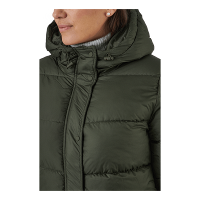 Onlcammie Long Quilted Coat Ot Forest Night