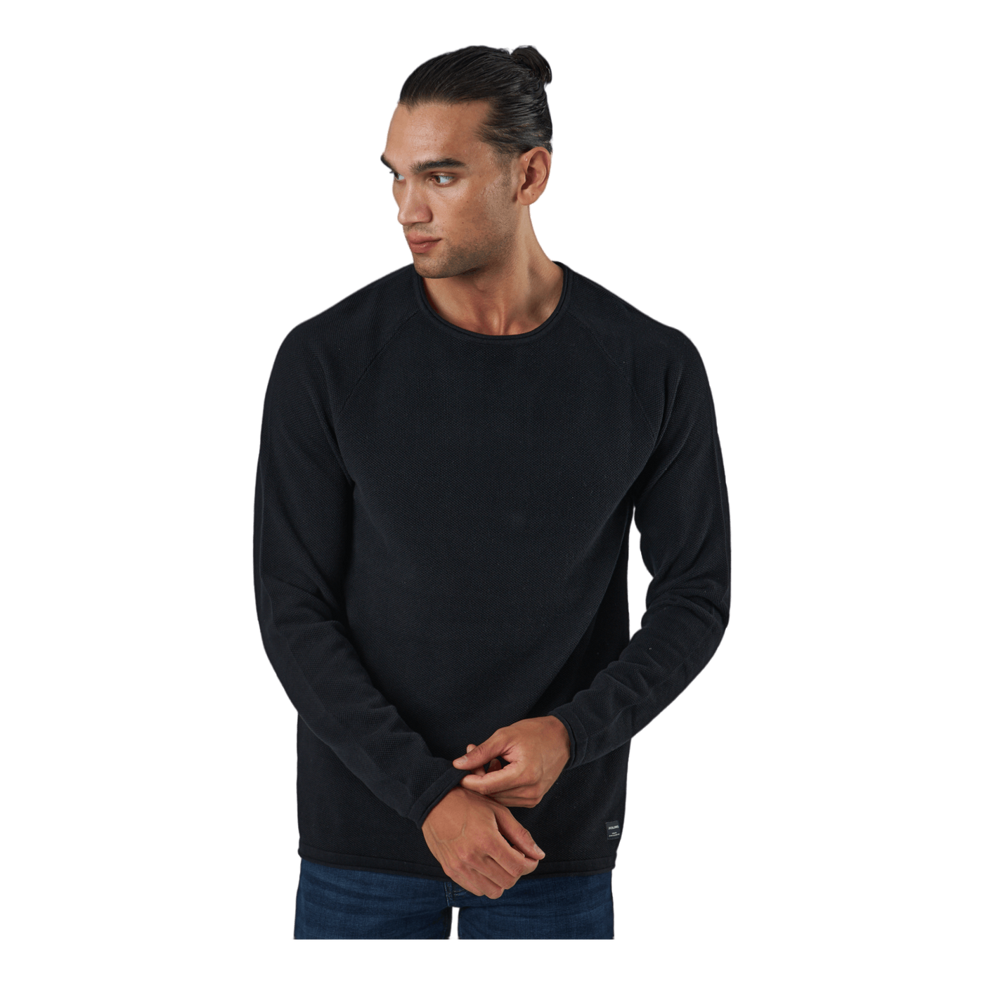 Jjehill Knit Crew Neck Black