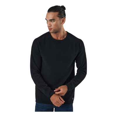 Jjehill Knit Crew Neck Black
