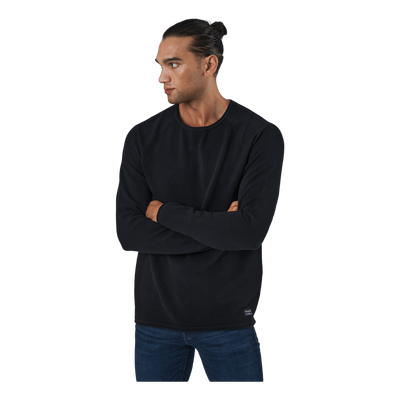 Jjehill Knit Crew Neck Black