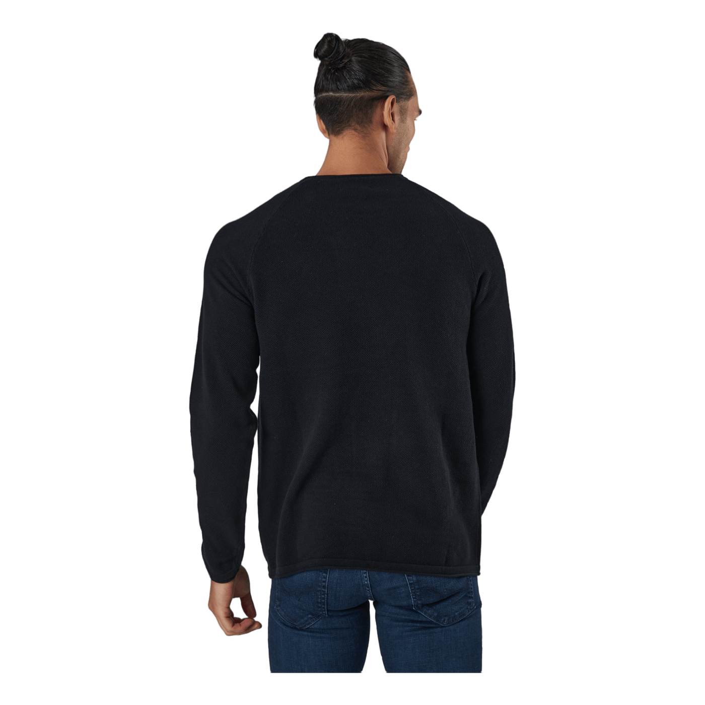 Jjehill Knit Crew Neck Black