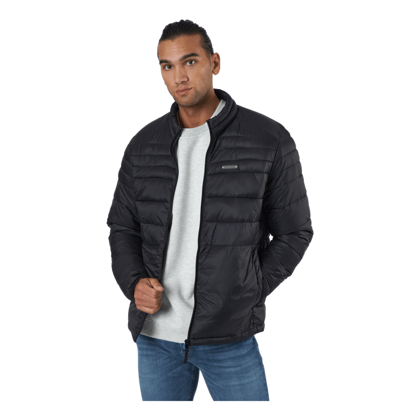 Jjeace Puffer Collar Sts Black