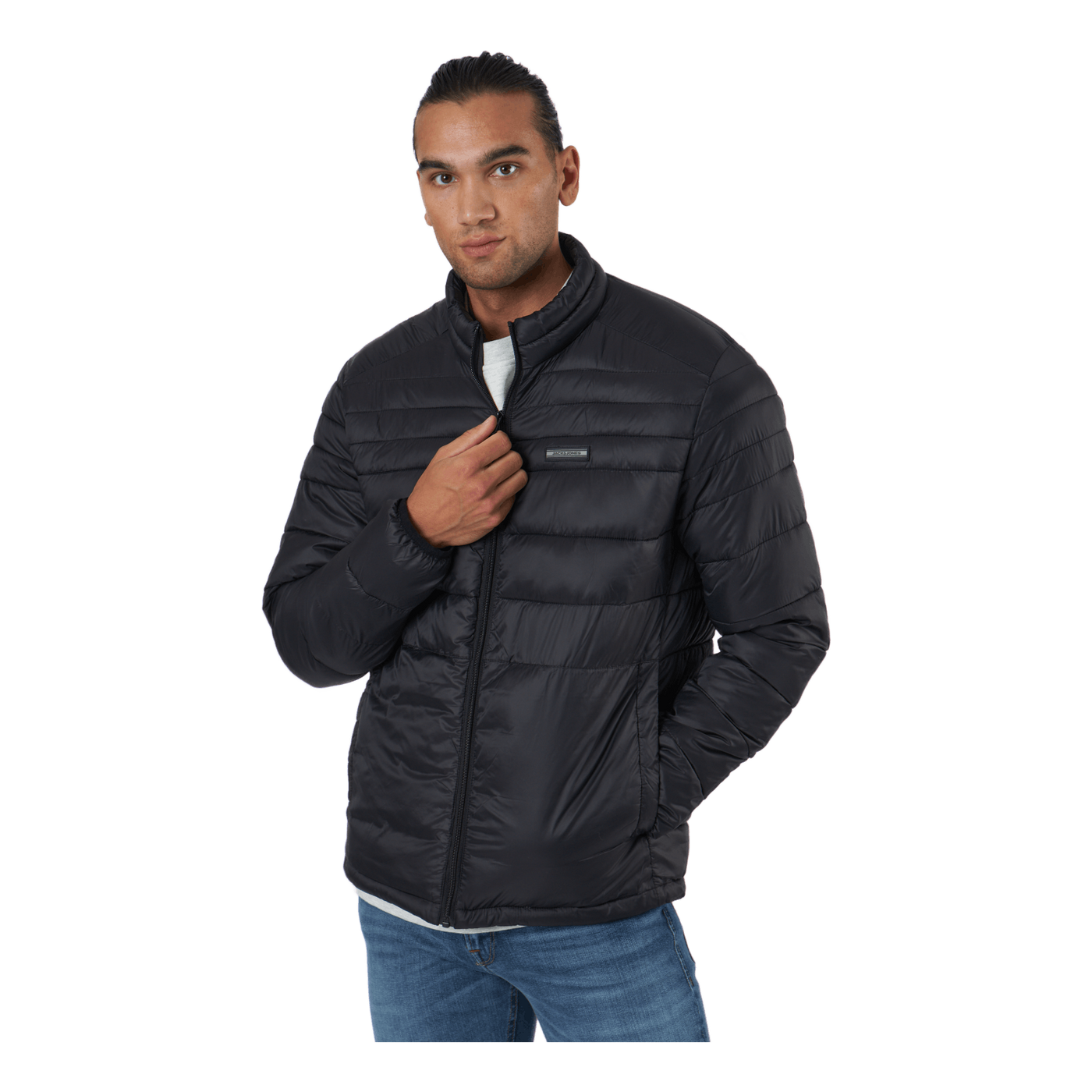 Jjeace Puffer Collar Sts Black