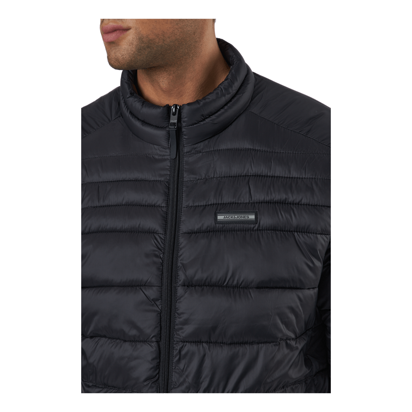 Jjeace Puffer Collar Sts Black