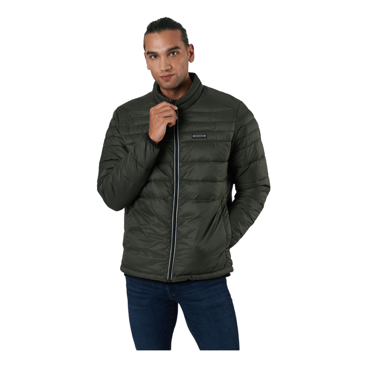Jjeace Puffer Collar Sts Forest Night