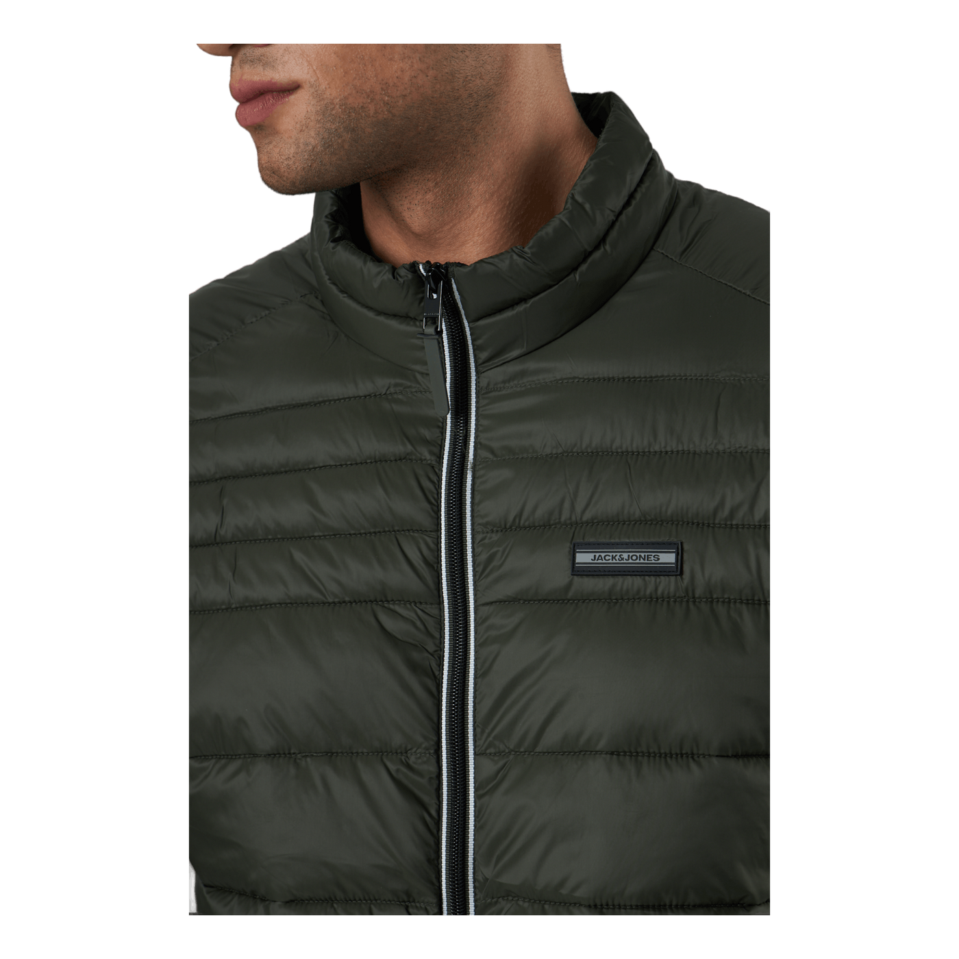 Jjeace Puffer Collar Sts Forest Night