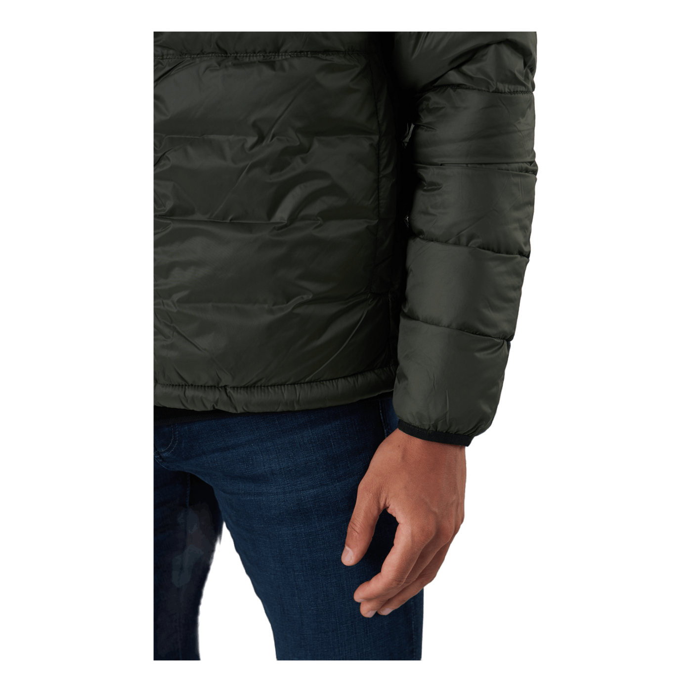 Jjeace Puffer Collar Sts Forest Night