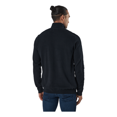 Jjebasic Knit Half Zip Black