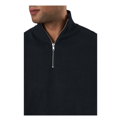 Jjebasic Knit Half Zip Black