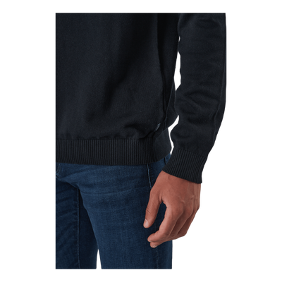 Jjebasic Knit Half Zip Black