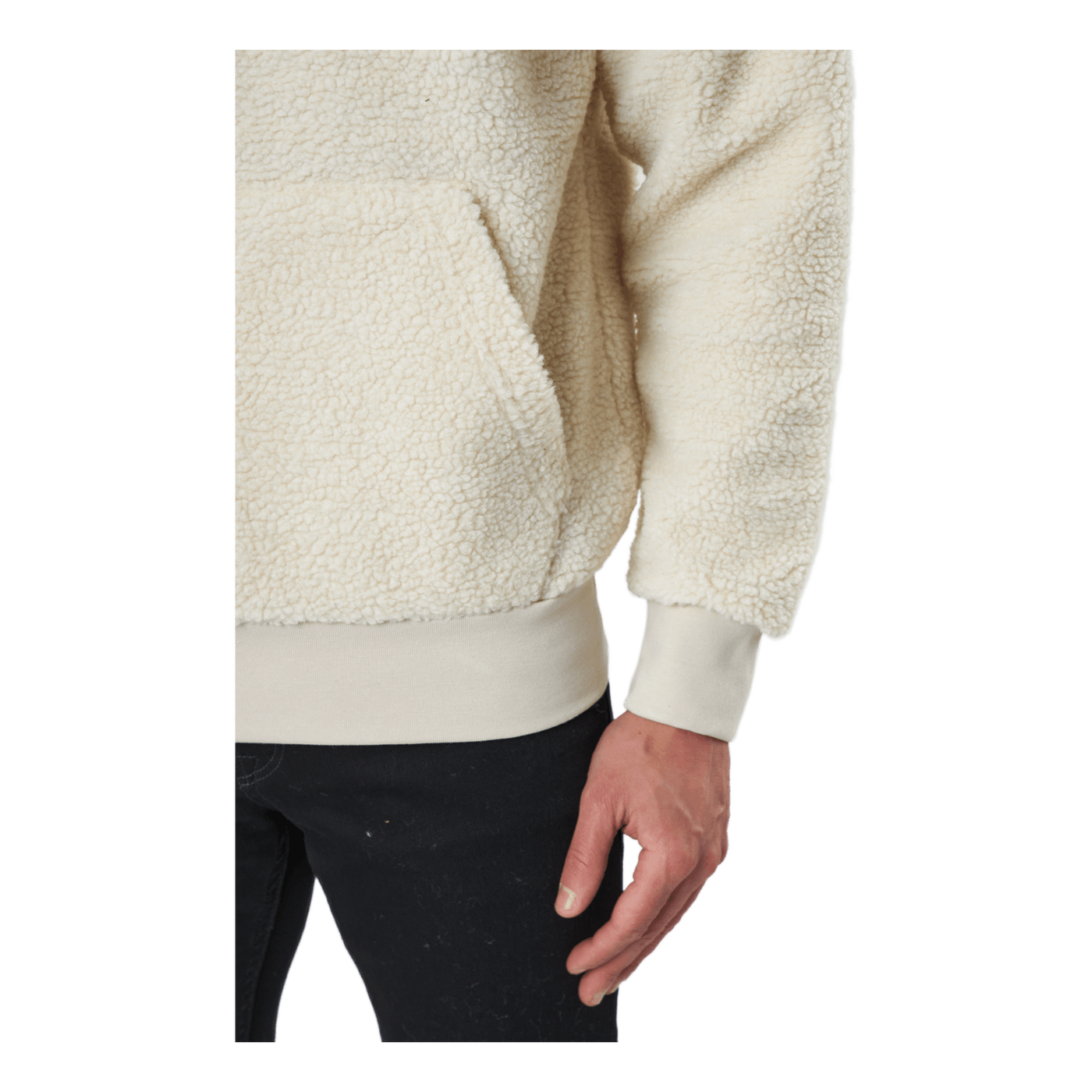 Jorremix Sweat Hood Blk Oatmeal