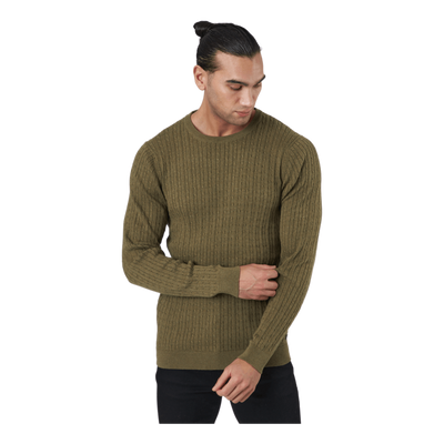 Jprblawinter Cable Knit Crew N Capers
