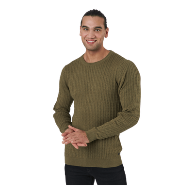 Jprblawinter Cable Knit Crew N Capers