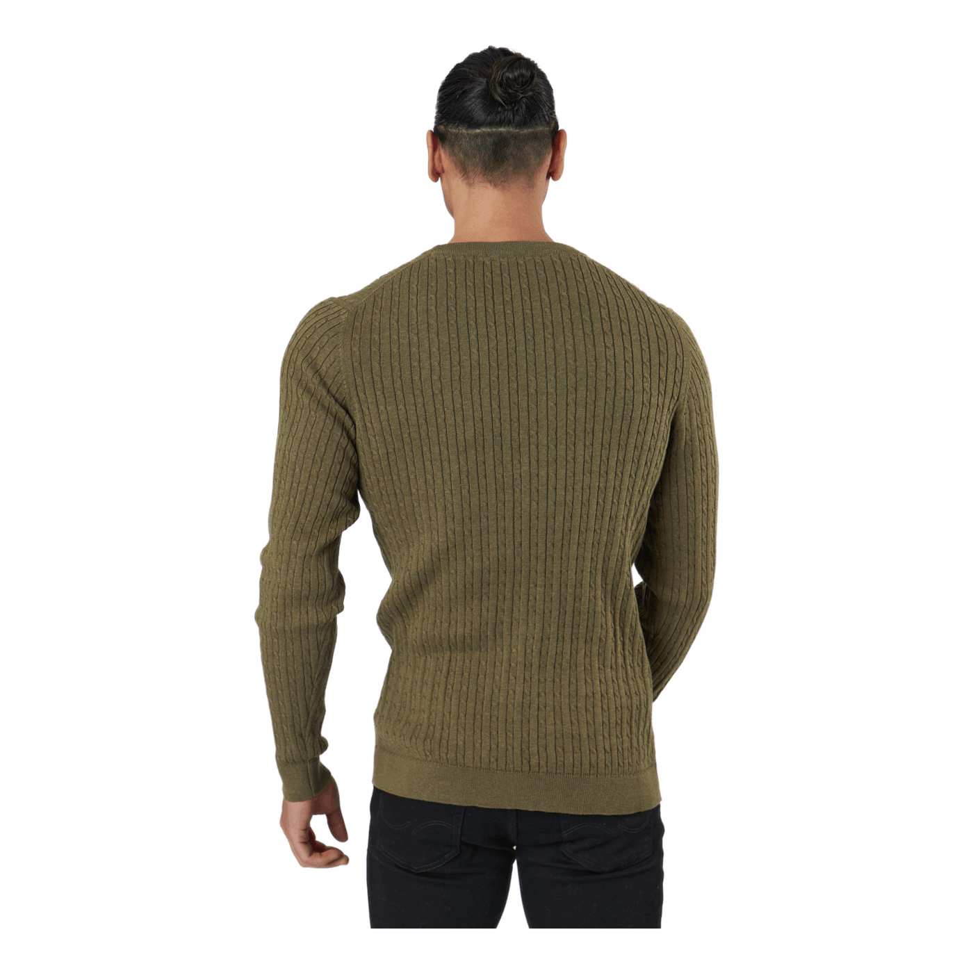 Jprblawinter Cable Knit Crew N Capers