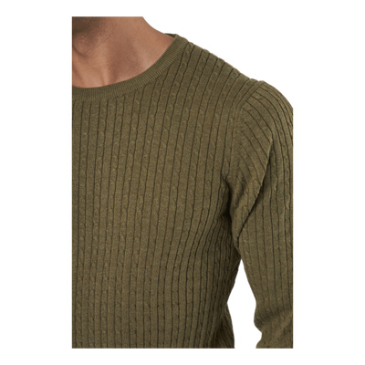 Jprblawinter Cable Knit Crew N Capers