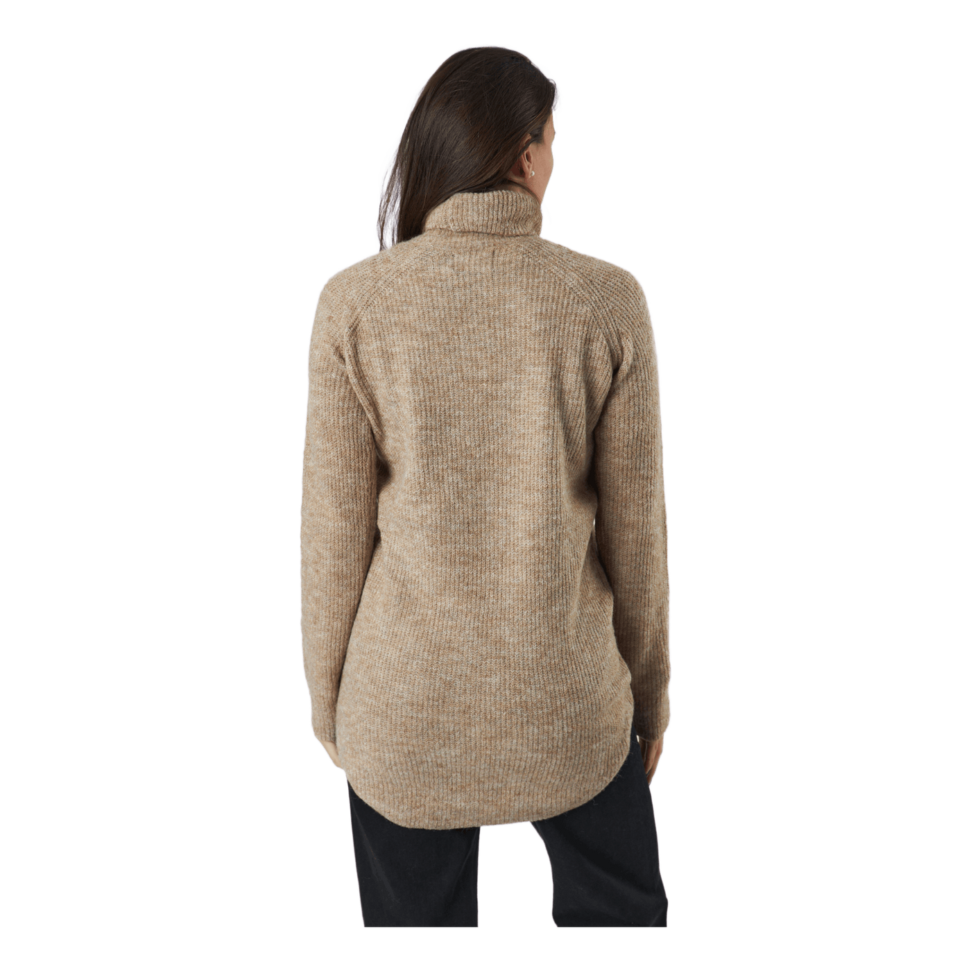 Pcellen Ls Long Knit  Bc Silver Mink