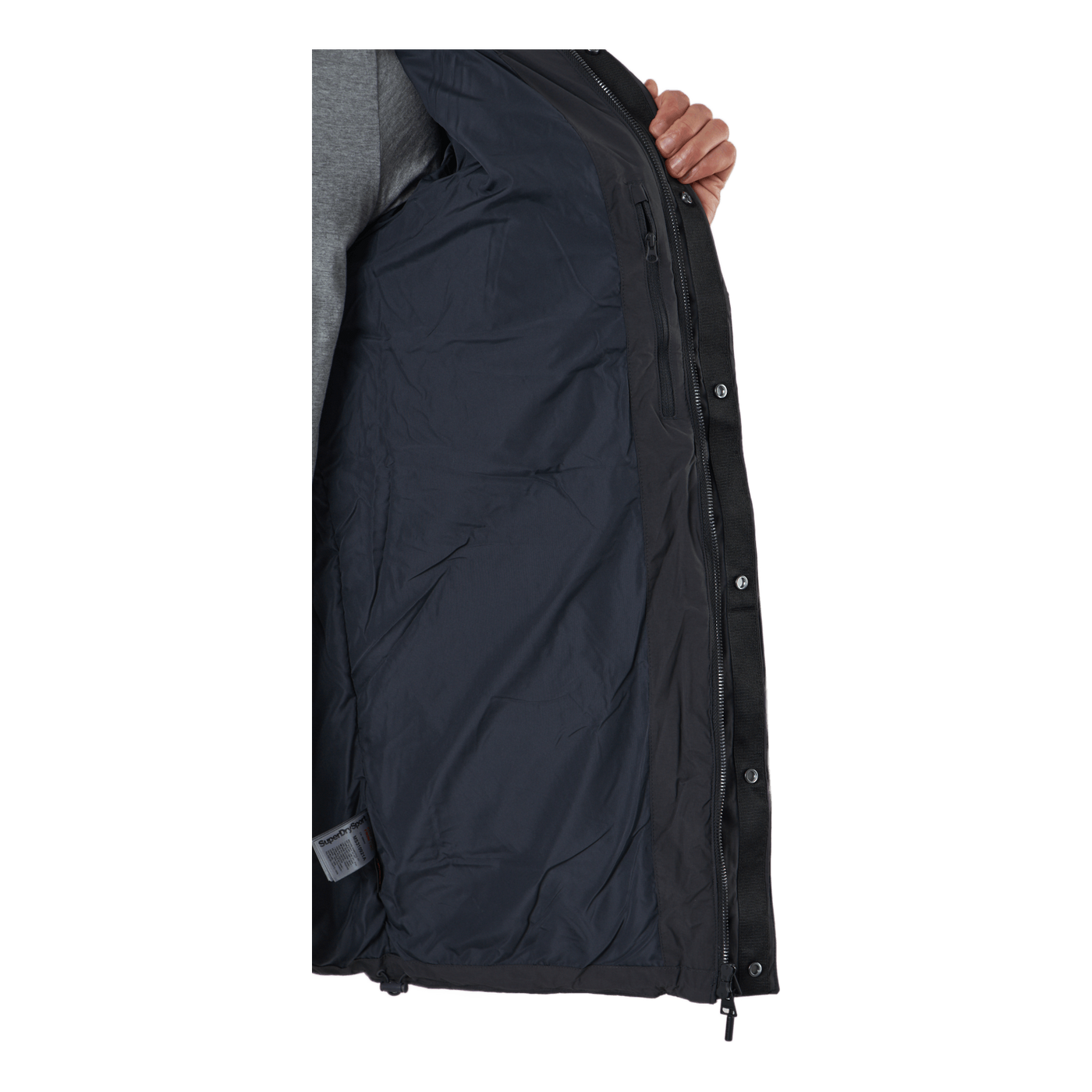 Train Heavyweight Puffer Dark Charcoal