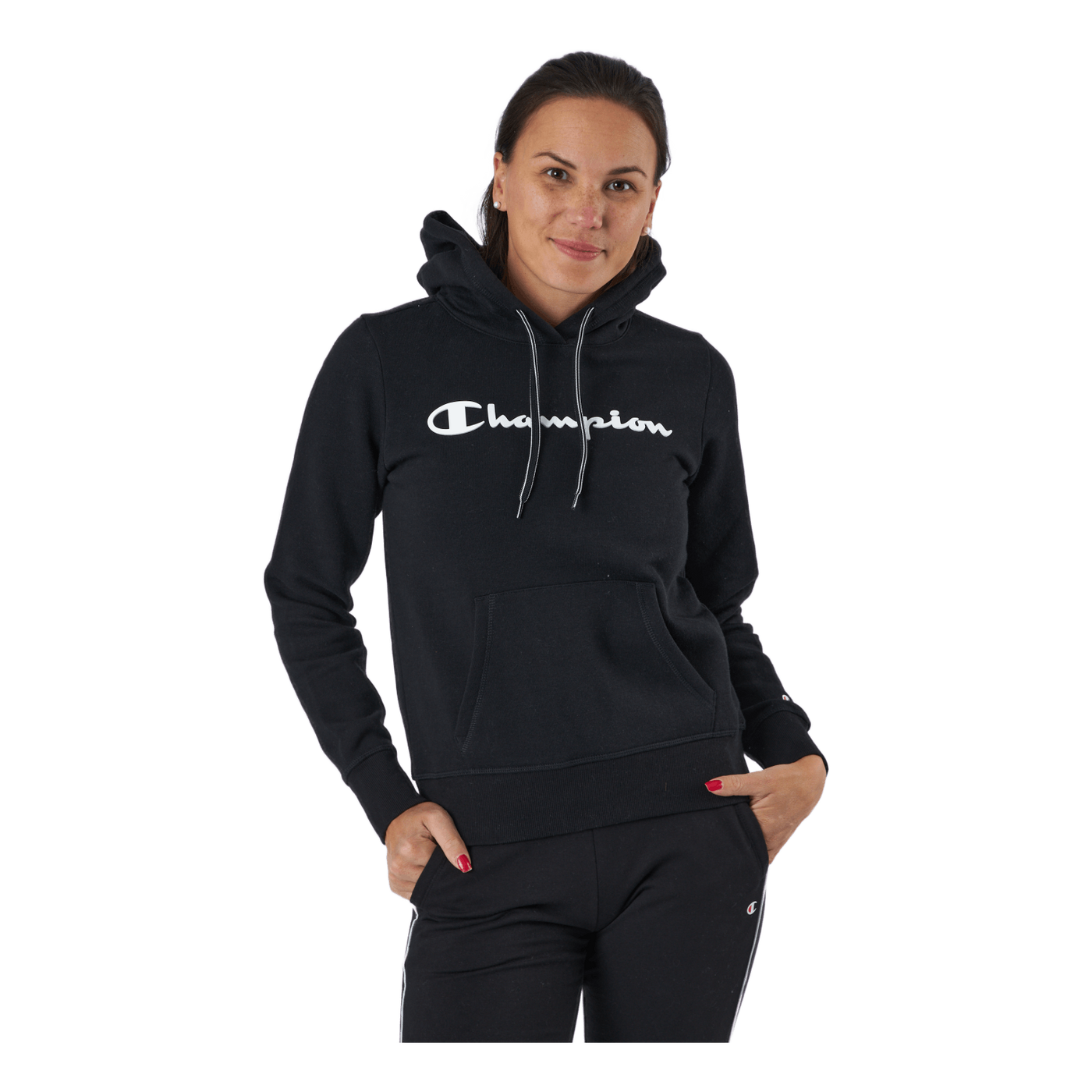 Black women's champion hoodie on sale