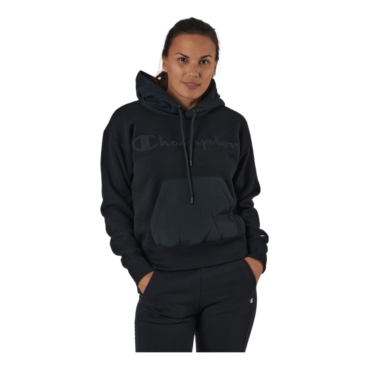 Hooded Sweatshirt Black Beauty Champion Runforest