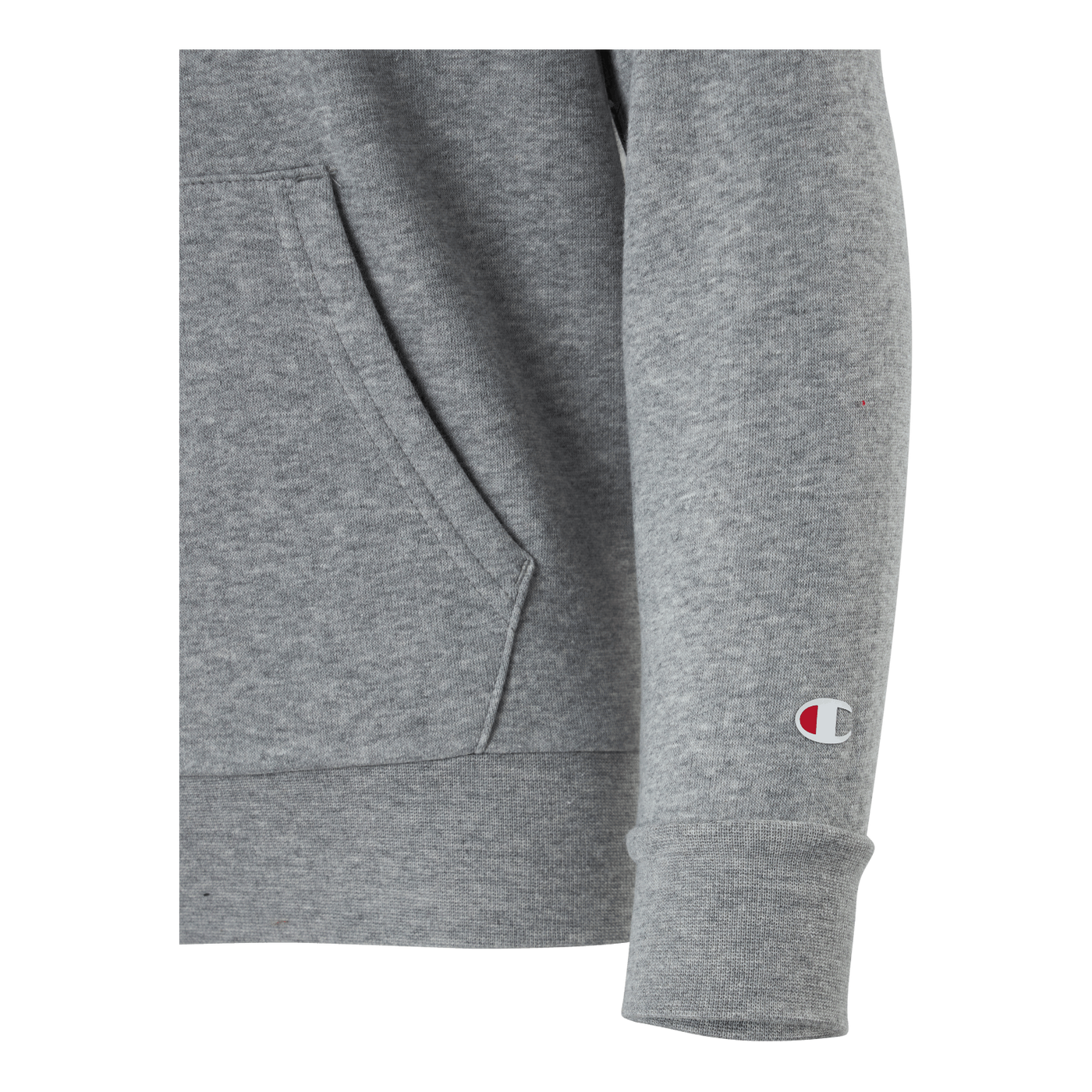 Hooded Sweatshirt Gray Melange Light