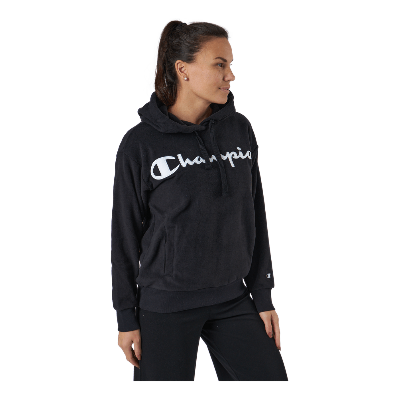 Black champion top sweatshirt women