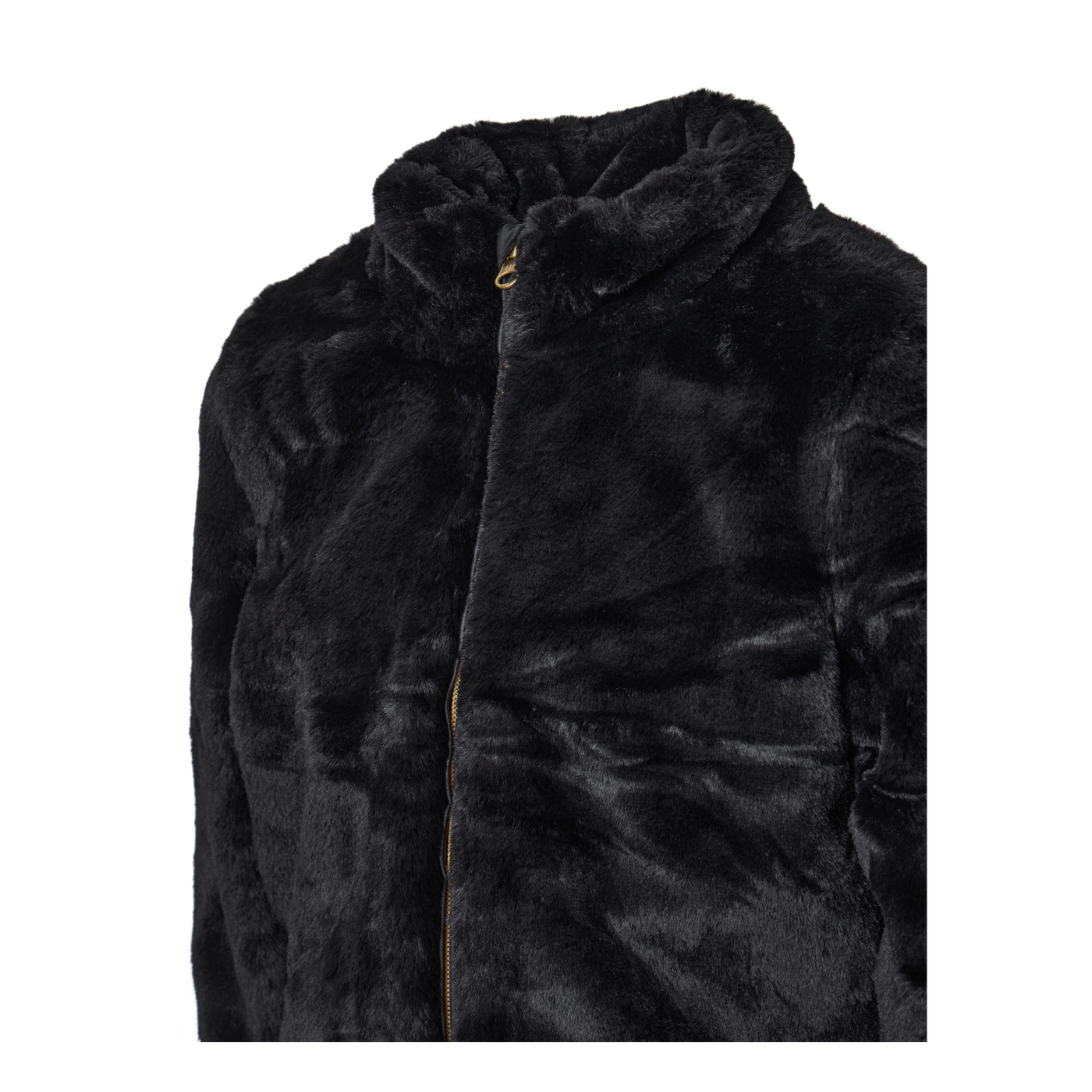 Nkfmanette Faux Fur Bomber Jac Black