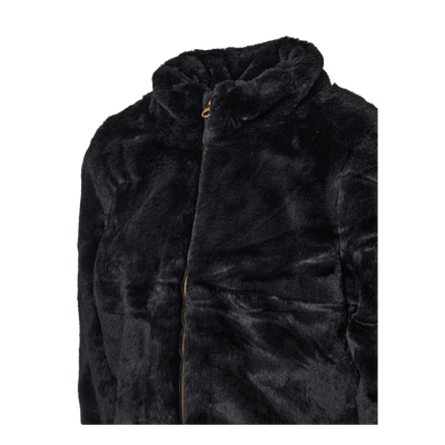 Nkfmanette Faux Fur Bomber Jac Black