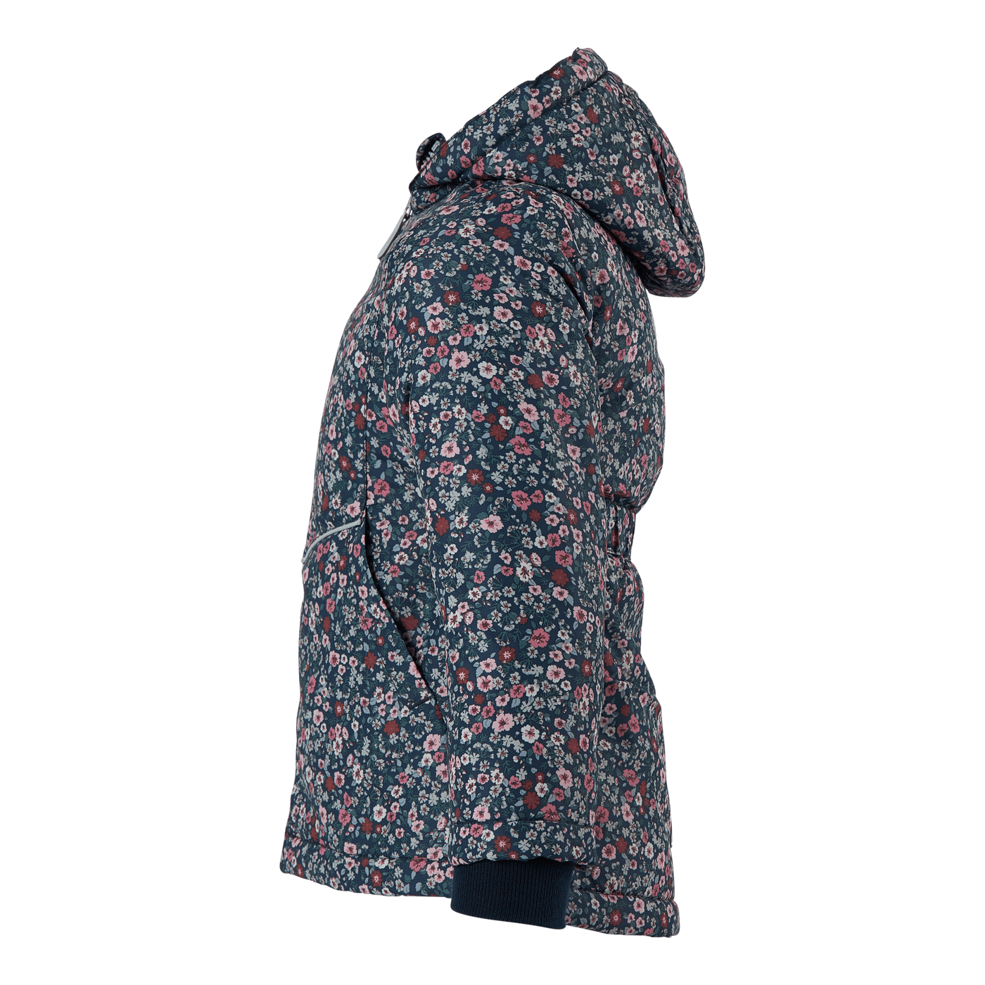 Nmfmaxi Jacket Petit Flower Dark Sapphire
