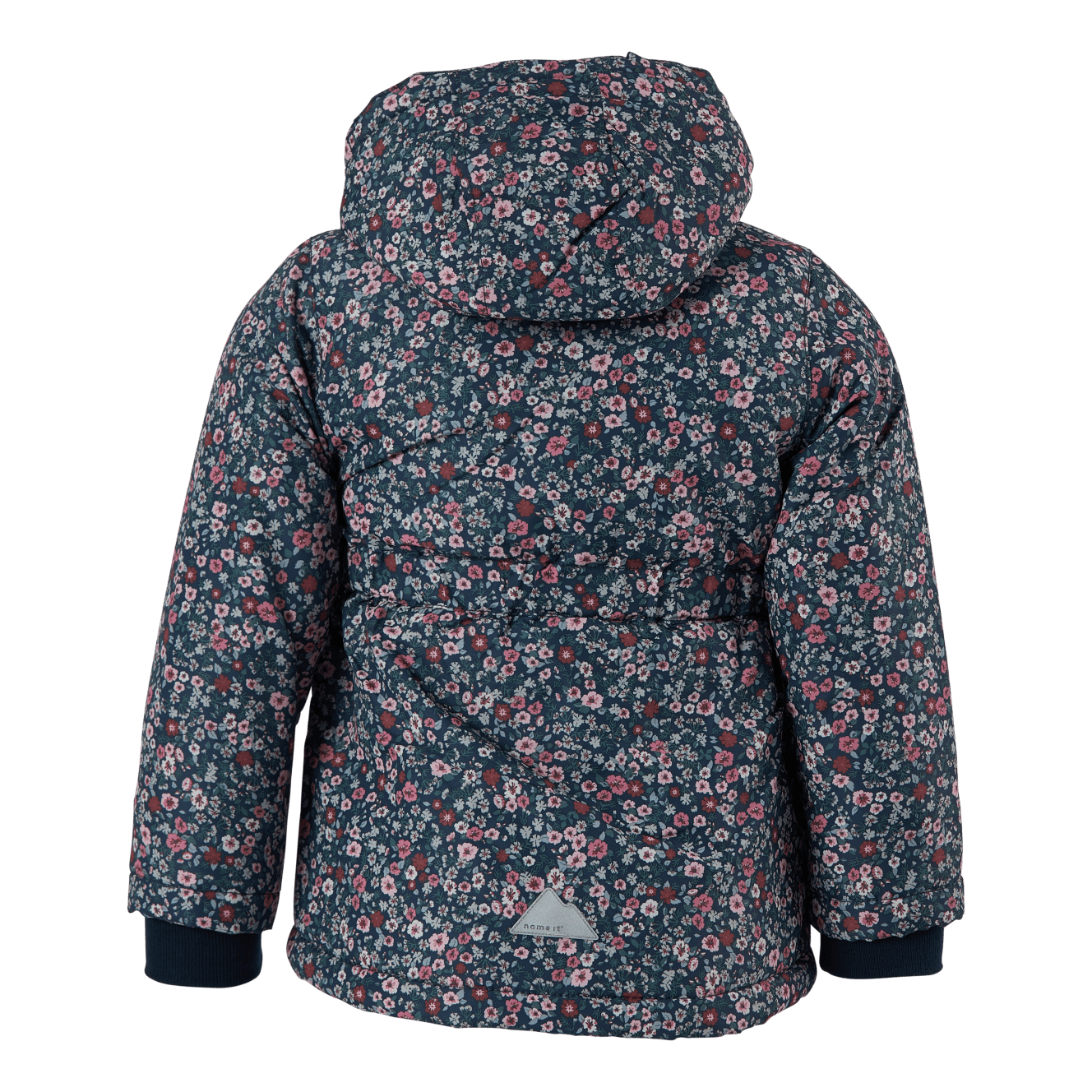 Nmfmaxi Jacket Petit Flower Dark Sapphire