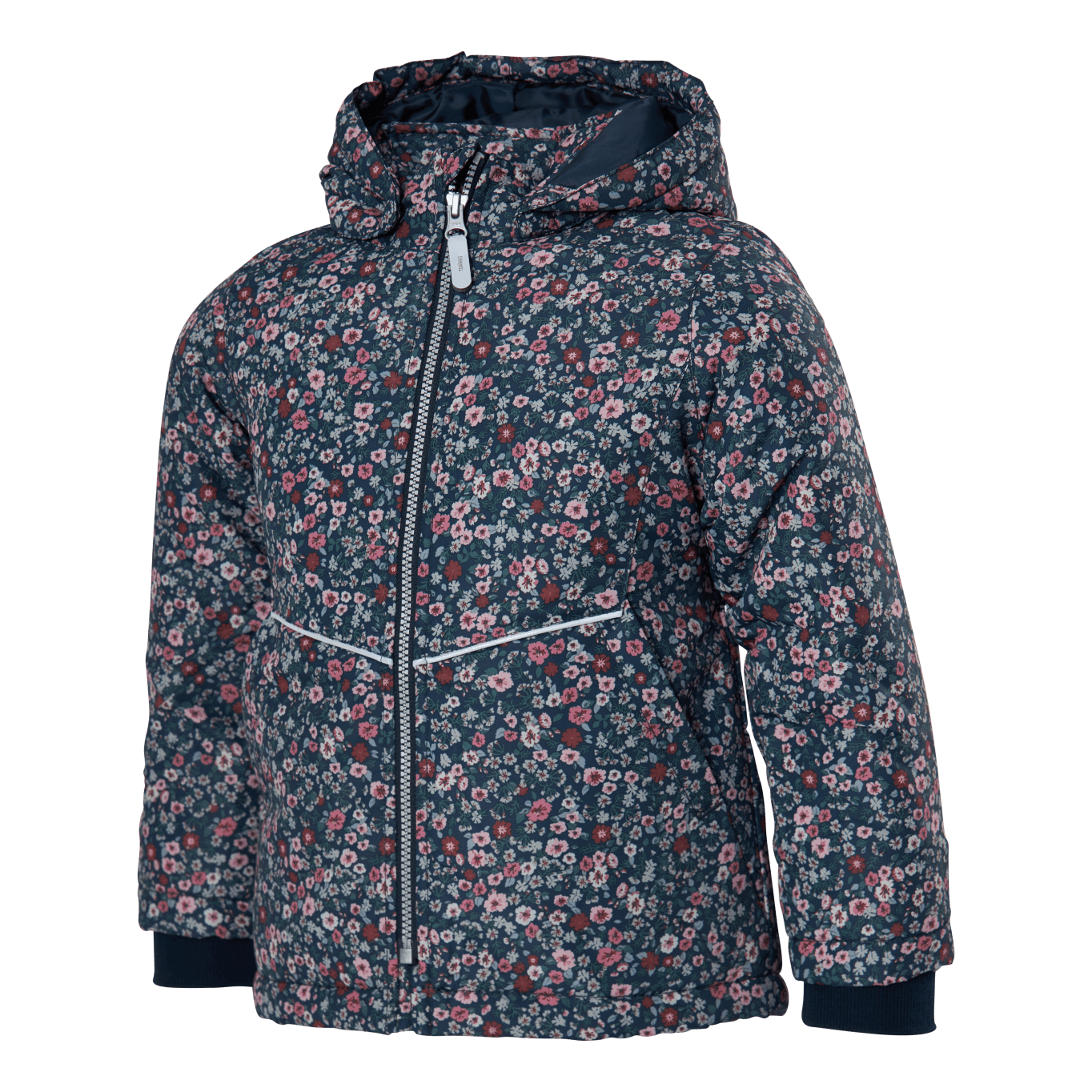 Nmfmaxi Jacket Petit Flower Dark Sapphire