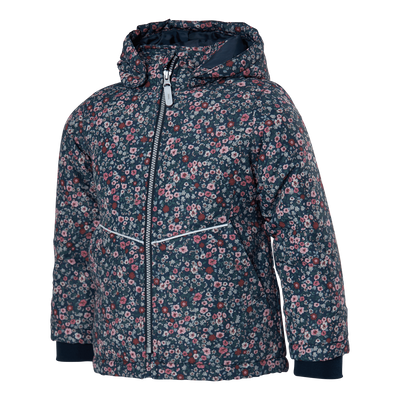 Nmfmaxi Jacket Petit Flower Dark Sapphire