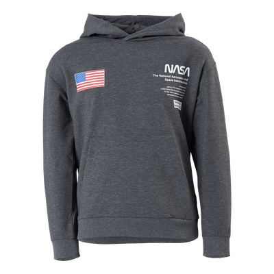 Nkmnasa Allen Ls Sweat Bru Nas Dark Grey Melange