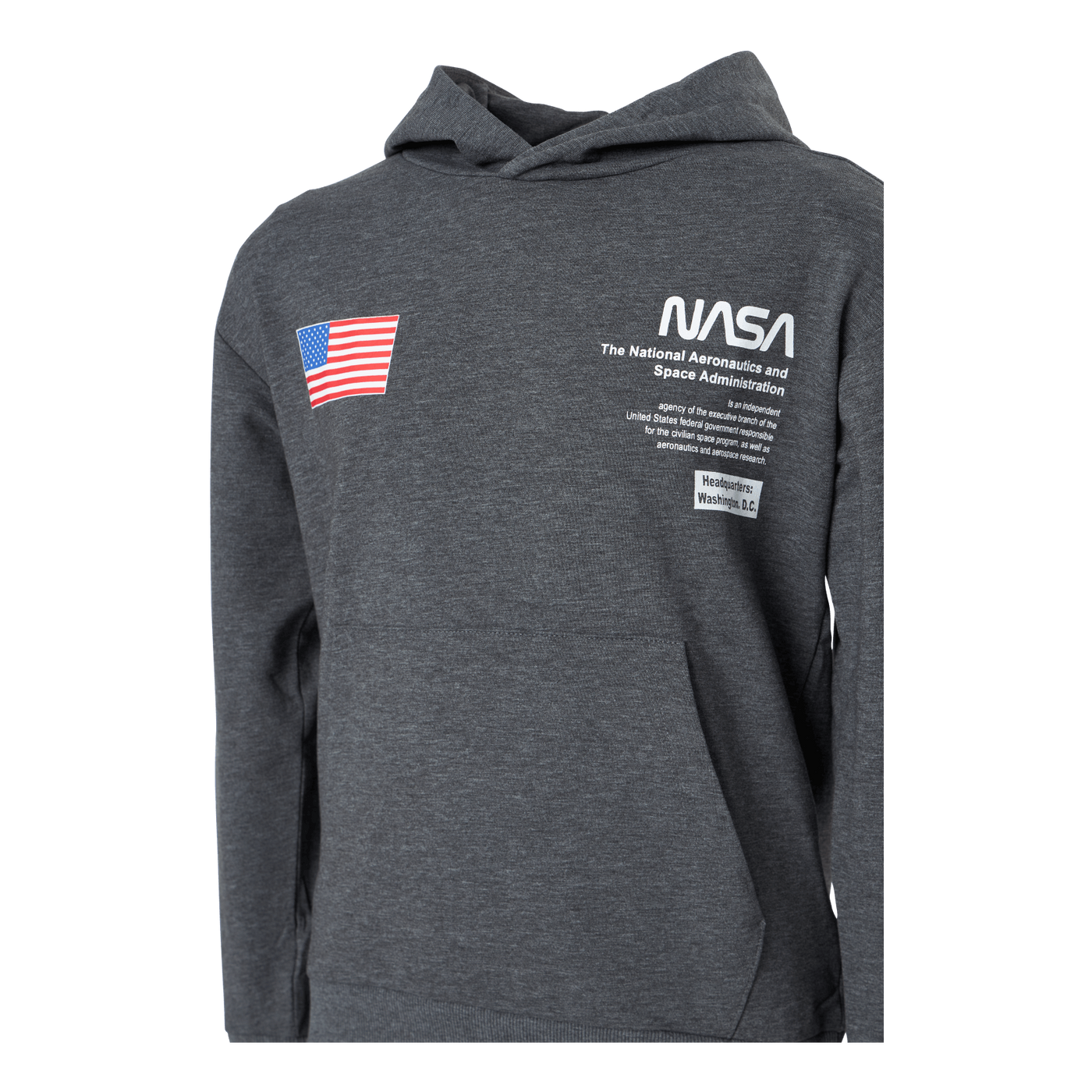 Nkmnasa Allen Ls Sweat Bru Nas Dark Grey Melange