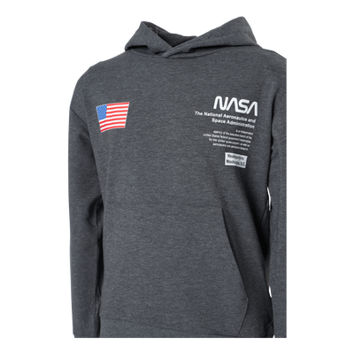 Nkmnasa Allen Ls Sweat Bru Nas Dark Grey Melange
