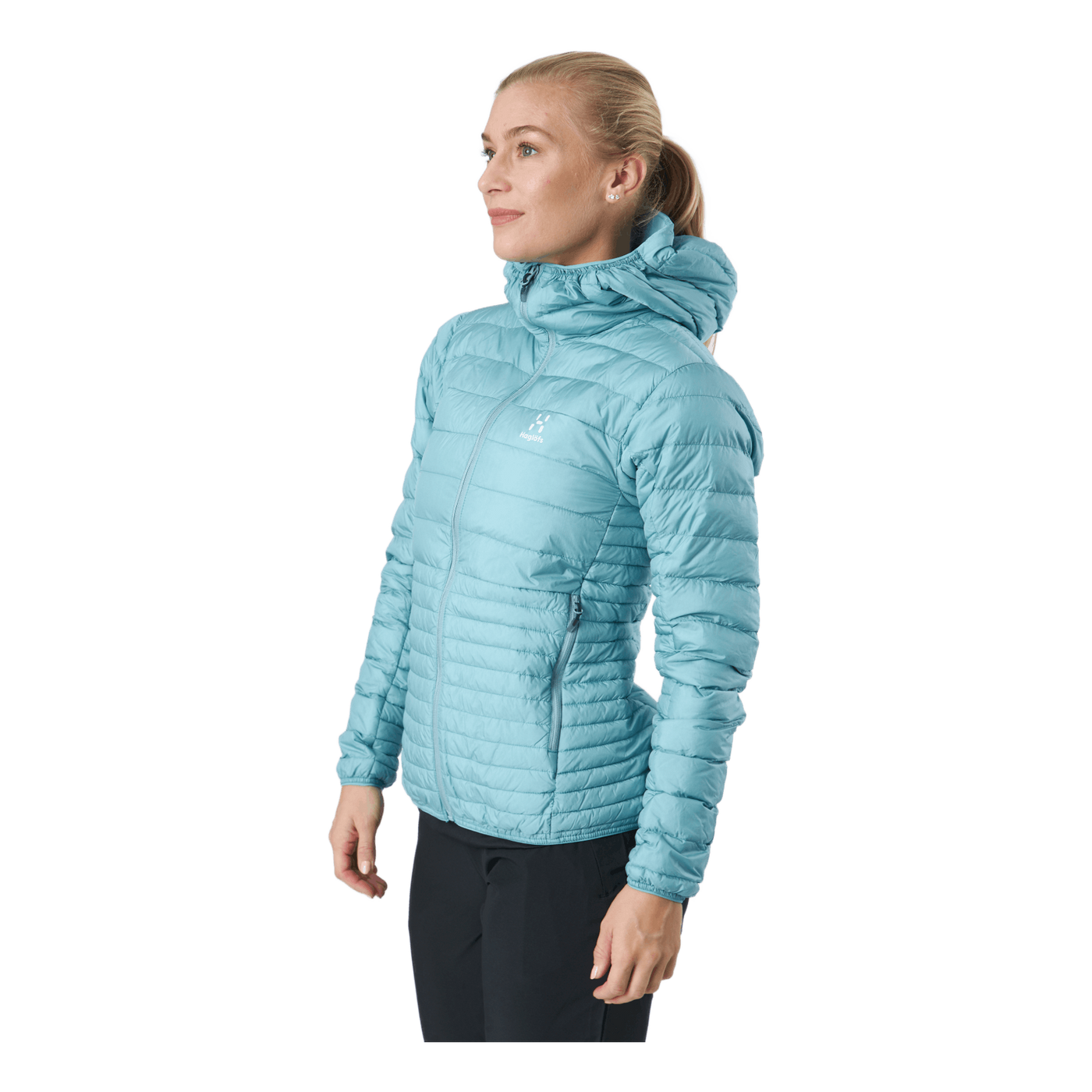 Micro Nordic Down Hood Frost Blue