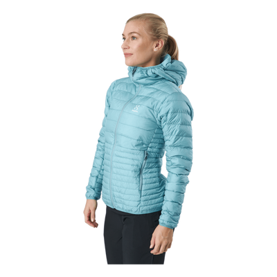 Micro Nordic Down Hood Frost Blue