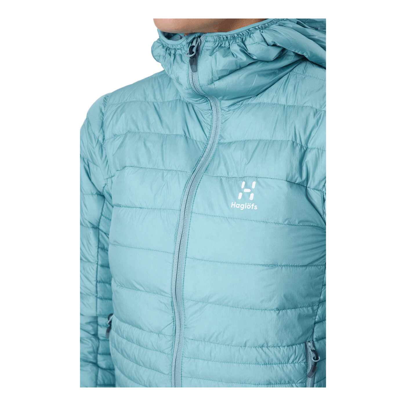 Micro Nordic Down Hood Frost Blue