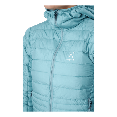 Micro Nordic Down Hood Frost Blue