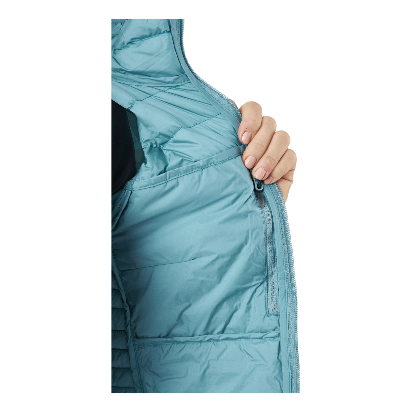 Micro Nordic Down Hood Frost Blue