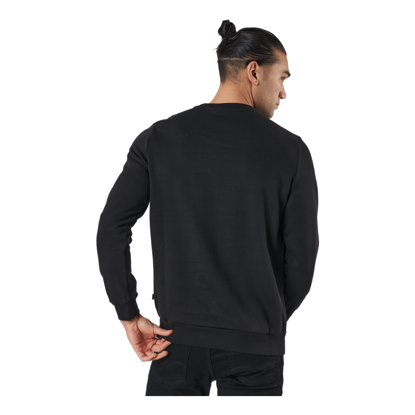 Ess Big Logo Crew Fl Puma Black