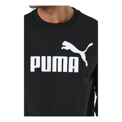 Ess Big Logo Crew Fl Puma Black
