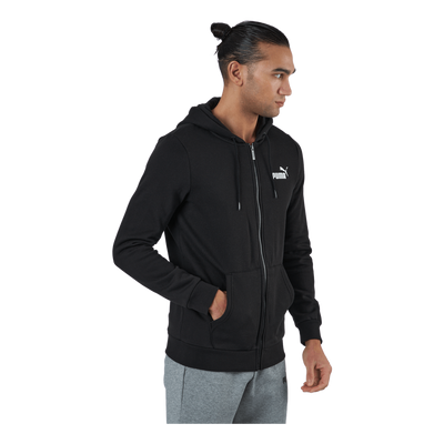 Ess Small Logo Fz Hoodie Fl Puma Black