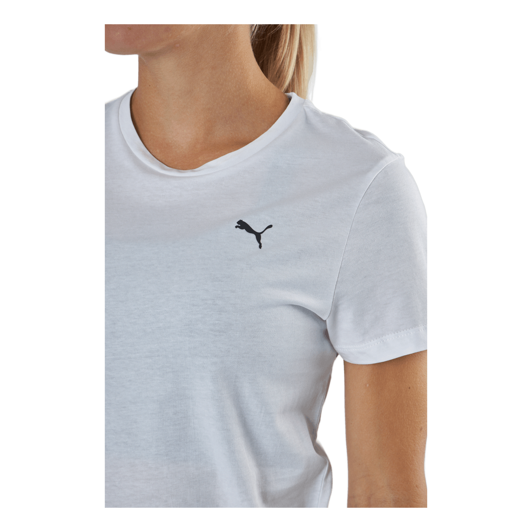 Ess Small Logo Tee Puma White-cat
