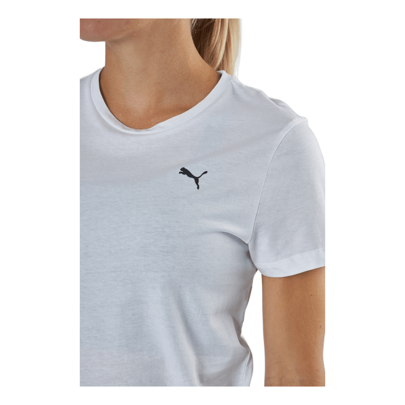 Ess Small Logo Tee Puma White-cat